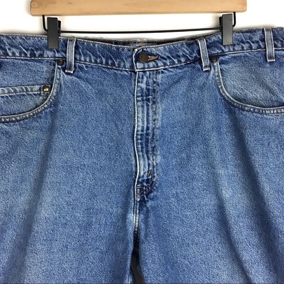 LEVI’S Vintage 545 Jean Shorts Denim Jorts Loose Fit Relaxed Medium Wash Size 40 - Picture 2 of 15